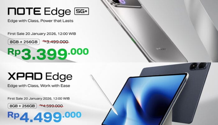 Strategi Infinix Awali 2026 Lewat NOTE Edge dan XPAD Edge di Indonesia