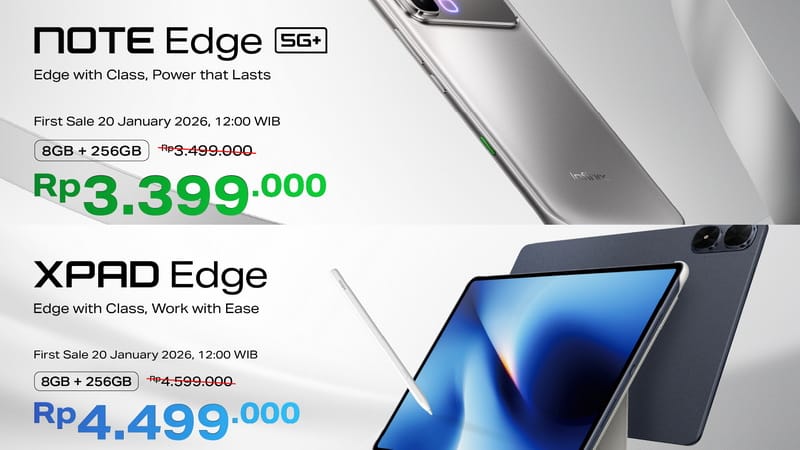 Infinix NOTE Edge dan Infinix XPAD Edge