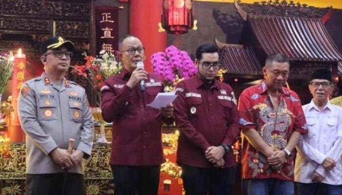 Wali Kota Sukabumi Hadiri Perayaan Tahun Baru Imlek di Vihara Widhi Sakti