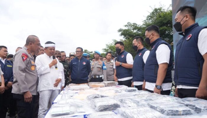 Polda Jabar Musnahkan Puluhan Kilogram Sabu Sabu dan Ribuan Knalpot Brong