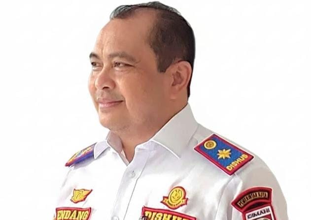 Kepala Dinas Perhubungan Kota Cimahi, Endang memyampaikan syarat dan jadwal mudik gratis. (XJabar)