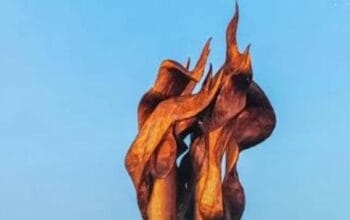 Bandung Lautan Api Wujud Semangat Warga Bandung yang Menolak Kolonial Belanda 6 Tugu Bandung Lautan Api di Kota Bandung. (Ist)