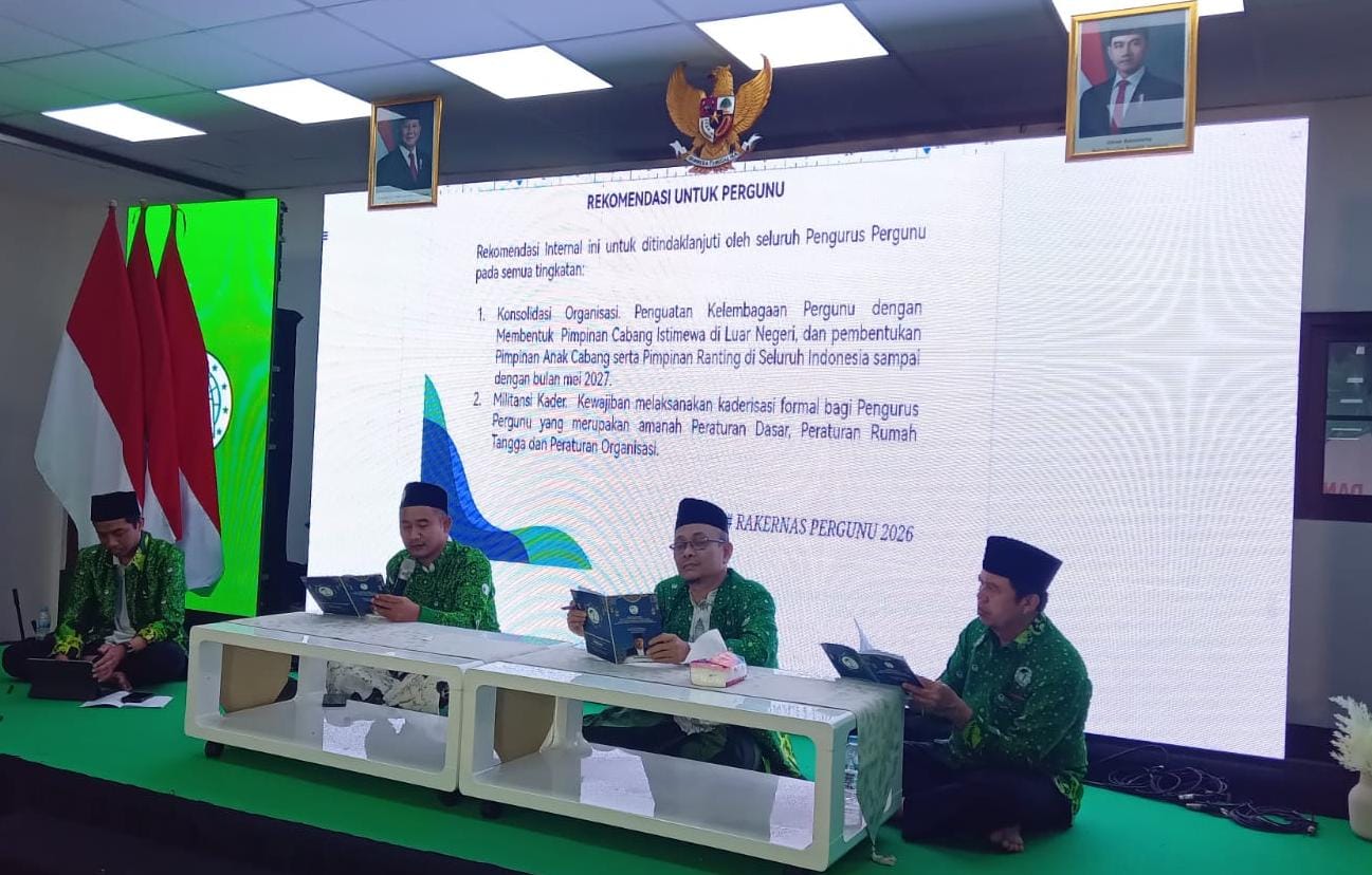 Rapat Kerja Nasional (Rakernas) 2026 Persatuan Guru Nahdlatul Ulama (Pergunu) di Jawa Timur. (Irawan/XJabar)
