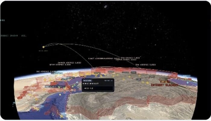 Viral ‘Mata Tuhan’ Berbasis AI Petakan Detik-detik Serangan AS ke Iran dalam Rekonstruksi 4D