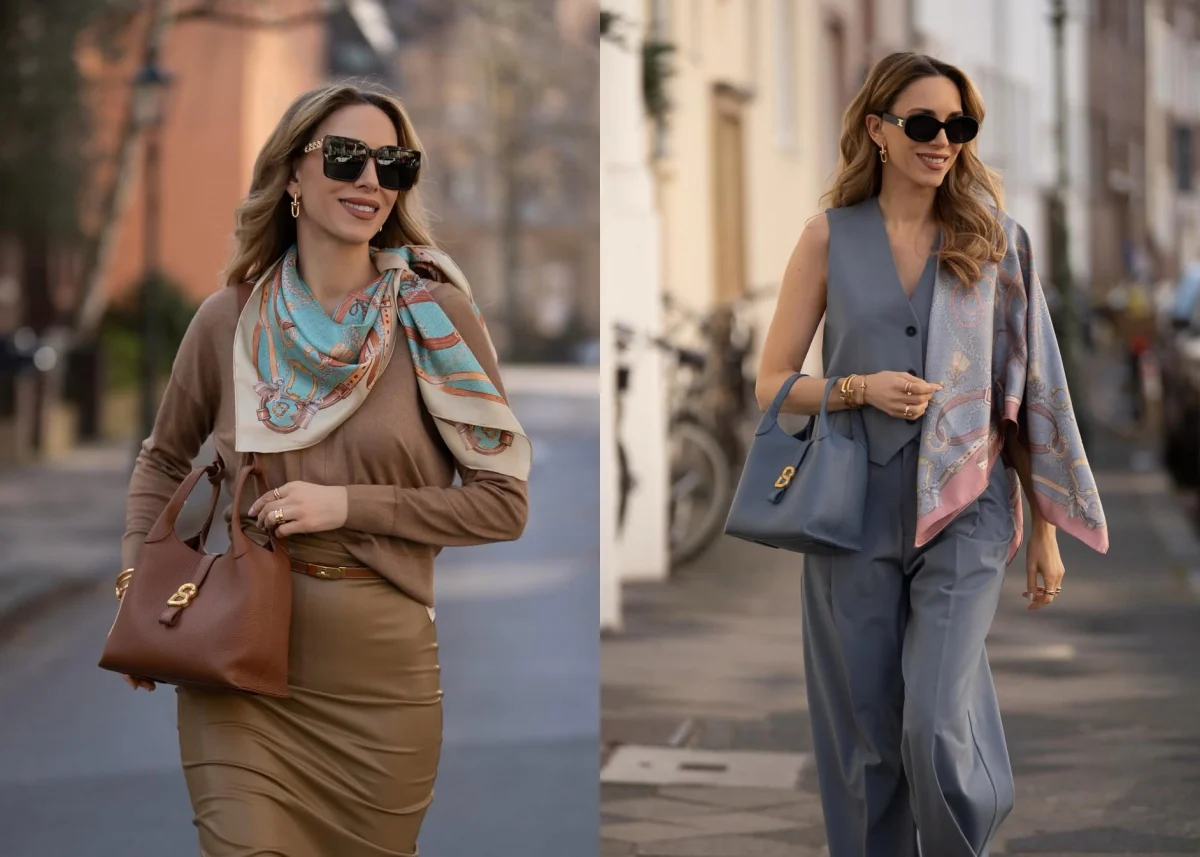 4 Teknik Styling Scarf ala Alexandra Lapp x Buttonscarves 1 Scarf bukan sekadar pelengkap outfit. Di tangan yang tepat, ia adalah elemen yang mengangkat keseluruhan tampilan dari biasa menjadi berkelas — dan kolaborasi antara influencer mode Jerman Alexandra Lapp dengan brand modest wear asal Indonesia