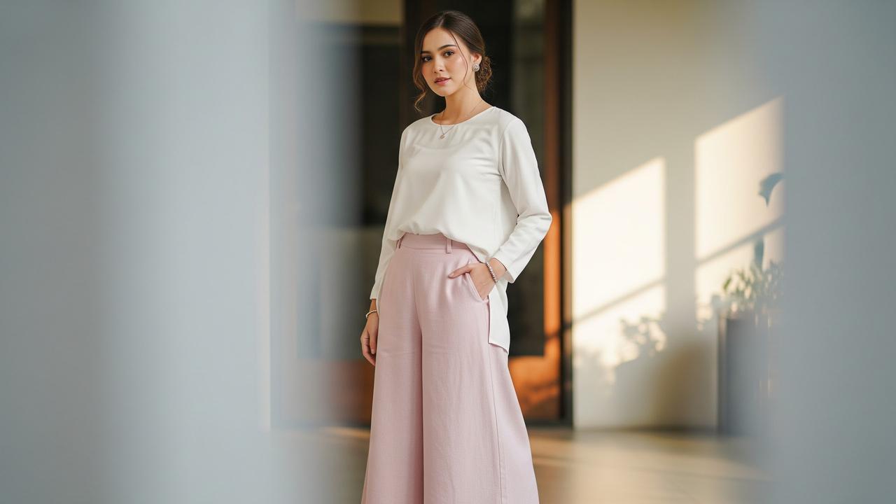 Celana kulot bukan sekadar nostalgia—siluet bawahan berpotongan lebar ini kembali menguasai panggung mode internasional dan menjadi salah satu pilihan utama fesyen 2026.