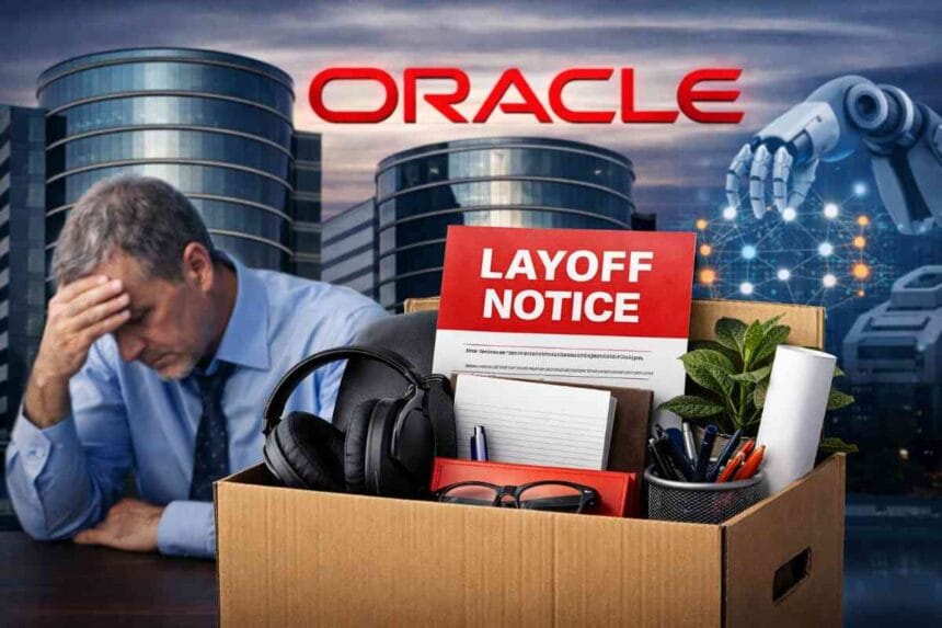 PHK Massal Oracle 2026: Restrukturisasi Terbesar Sepanjang Sejarah Perusahaan 1 Oracle Corporation mengumumkan pemutusan hubungan kerja (PHK) besar-besaran yang berpotensi berdampak pada sekitar 30.000 karyawannya secara global