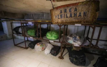 Area pemilahan sampah di Mall PVJ Bandung (Paris Van Java). (Ist)