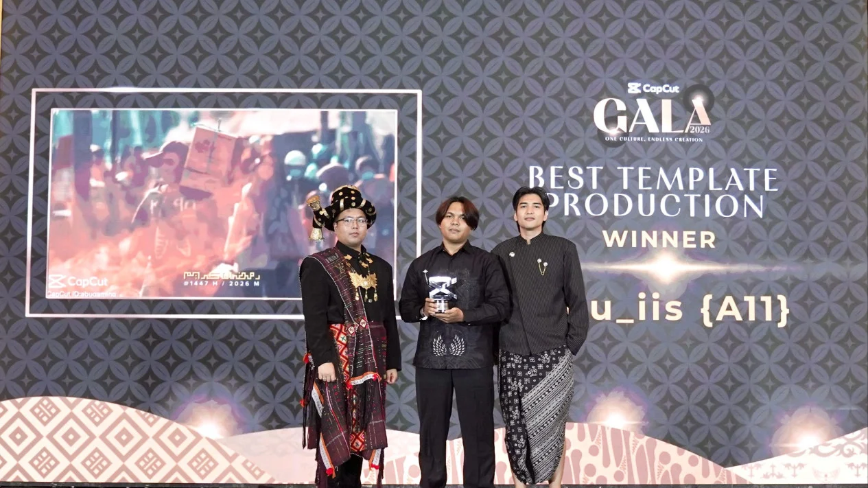 CapCut Gala 2026 apresiasi 21 kreator lokal terbaik Indonesia. Ekonomi kreatif serap 27,4 juta pekerja di 2025.