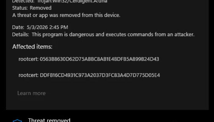 Microsoft Defender Hapus Sertifikat Root DigiCert, Koneksi SSL Perusahaan Terganggu