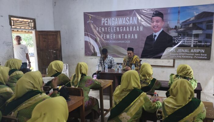 Tutup Kegiatan Bulan Juni, H Jenal Aripin Serap Aspirasi Warga Cilamaya Kulon