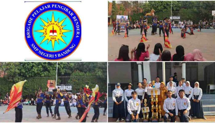 Bawa Misi Hurip Sunda, Kontingen Paskibra SMPN 5 Bandung Siap Berlaga di Kejurda FORBASI Jabar