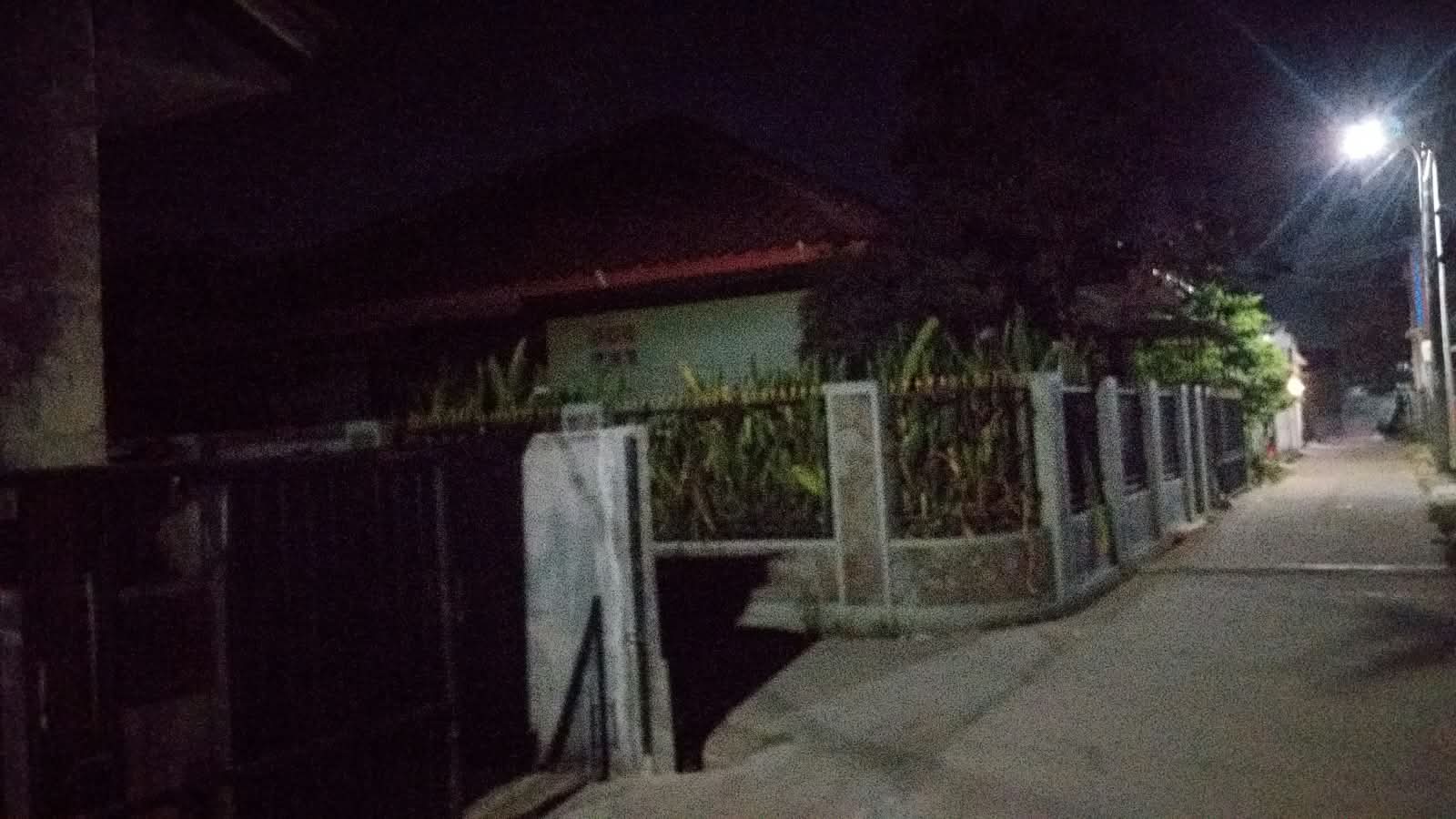 Lingkungan terdampak pemadaman pascakebakaran BPN Karawang di Kepuh Nagasari