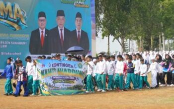 Ribuan Pelajar MTs Meriahkan AKSIOMA Kabupaten Sukabumi, Cetak Generasi Unggul dan Berprestasi 4 aksioma