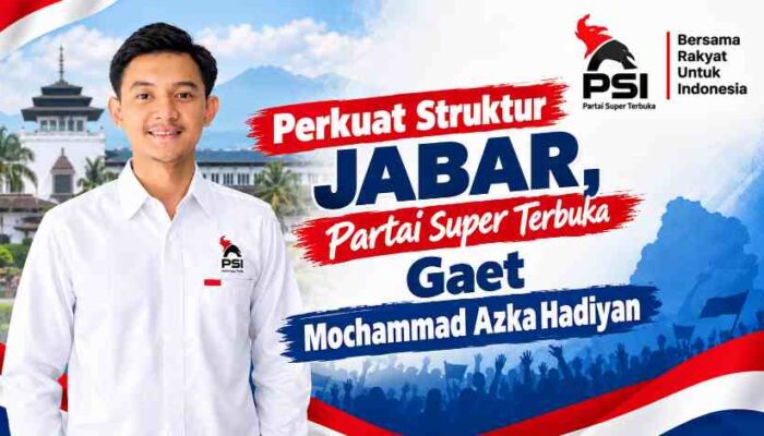 Perkuat Struktur Jabar, Partai Super Terbuka Gaet Mochammad Azka Hadiyan