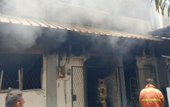 Kantor BPN Karawang Membara, Api Mengamuk Hebat di Ruang Arsip 4 ruang asrip bpn