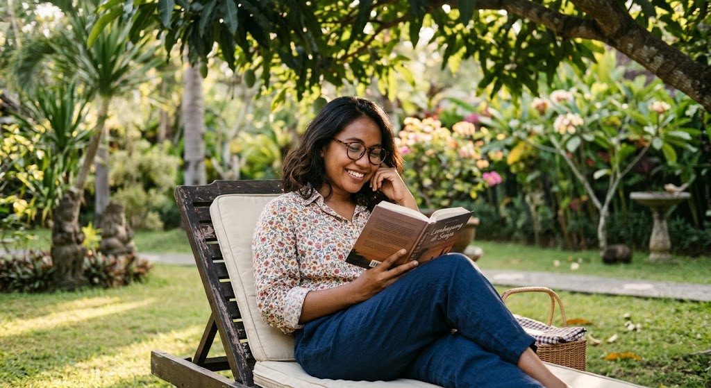 wanita bahagia